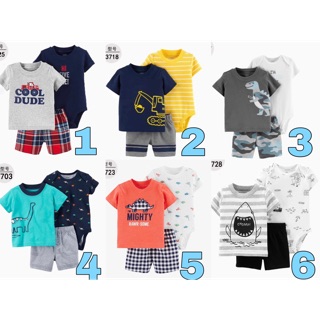 Set 3 chi tiết Carter bé trai cho bé