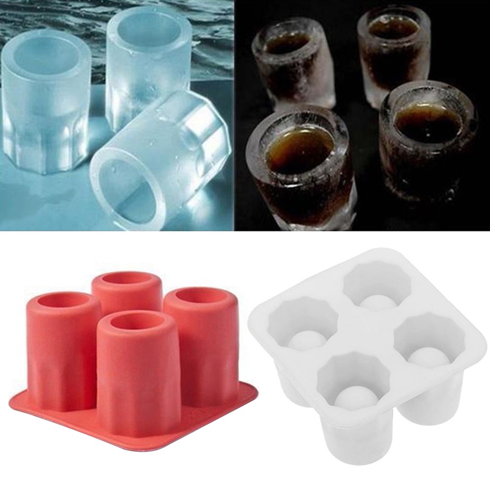 Khuôn Silicon Làm Đá Tạo Hình Chiếc Ly Thiết Kế Sáng Tạo