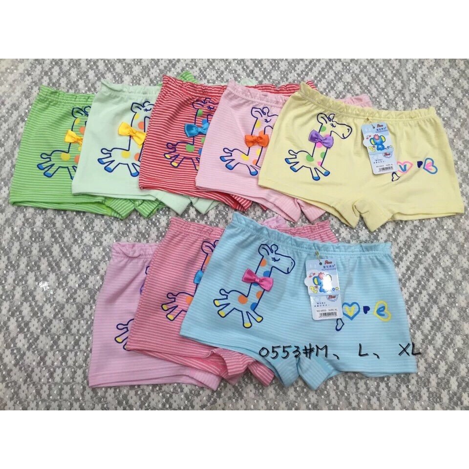 Set 10 quần chip cute cho bé gái