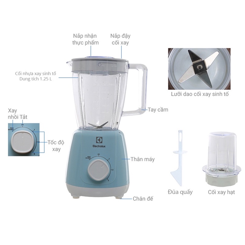 Máy xay sinh tố Electrolux EBR3416 (hàng chính hãng 100%)