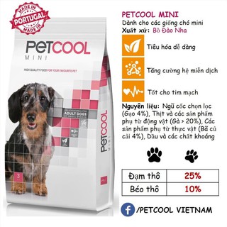 Thức ăn Petcool cho chó giống nhỏ 500g
