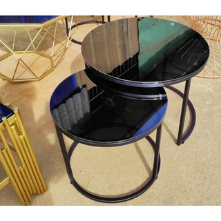 Bàn trà tròn đôi cho sofa, mặt kiếng Bền - Đẹp - Thông minh, chân sắt sơn tĩnh điện chống trầy xước