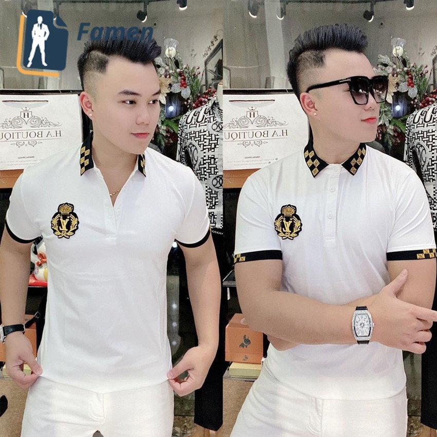 [SIÊU HOT] Áo thun nam tay ngắn có cổ phong cách hàn quốc thời trang cao cấp siêu đẹp | BigBuy360 - bigbuy360.vn
