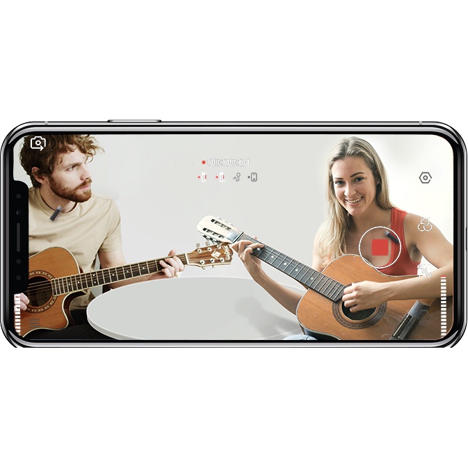 Mic thu âm cài áo- không dây kết nối bluetooth điện thoại Smartmike+ siêu nhẹ, chất lượng cao - S610