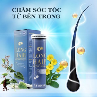 ✅[CHÍNH HÃNG]VIÊN SỦI MỌC TÓC LONG HAIR - HỖ TRỢ ĐIỀU TRỊ RỤNG TÓC, HÓI ĐẦU, TÓC BẠC SỚM - NHANH, AN TOÀN, HIỆU QUẢ