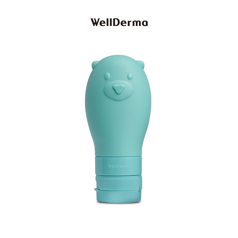 Sữa rửa mặt tạo bọt WellDerma Gomdochi gấu nhím lá bạc hà Âu mát lạnh 60ml