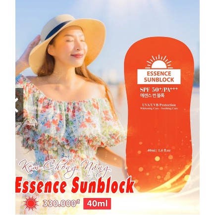 Kem chống nắng Essence Sunblock SPF50+PA+++ - MADE IN KOREA – BẢO VỆ LÀN DA HOÀN HẢO (40ML)