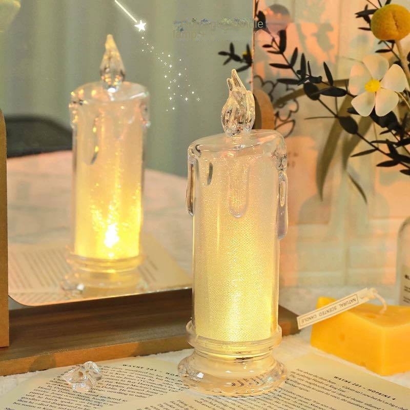 Đèn Ngủ LED Hình Nến Phong Cách Cổ Điển Độc Đáo