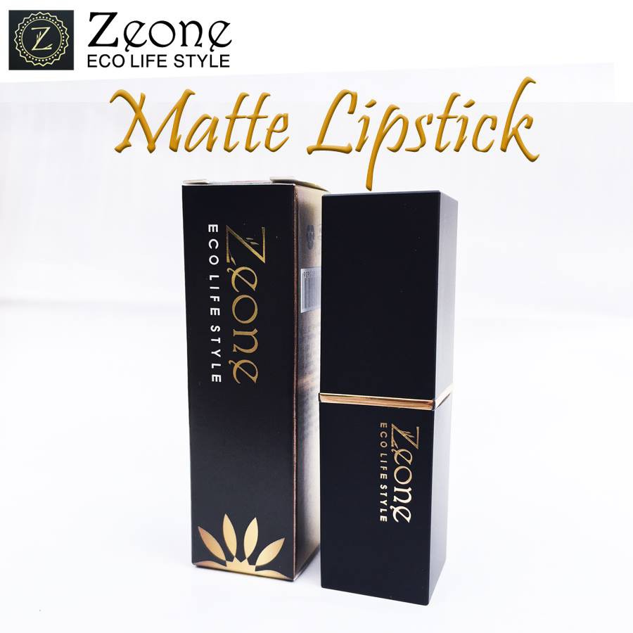 Son Zeone Eco Life Style Matte Lipstick vỏ đen