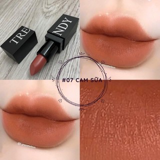 SON SÁP LÌ TRENDY MÀU 07- CAM SỮA ĐẸP XUẤT SẮC