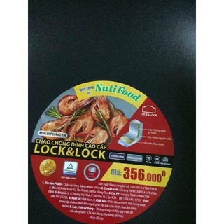 Chảo Lock&Lock 2 quai chống dính size 34cm