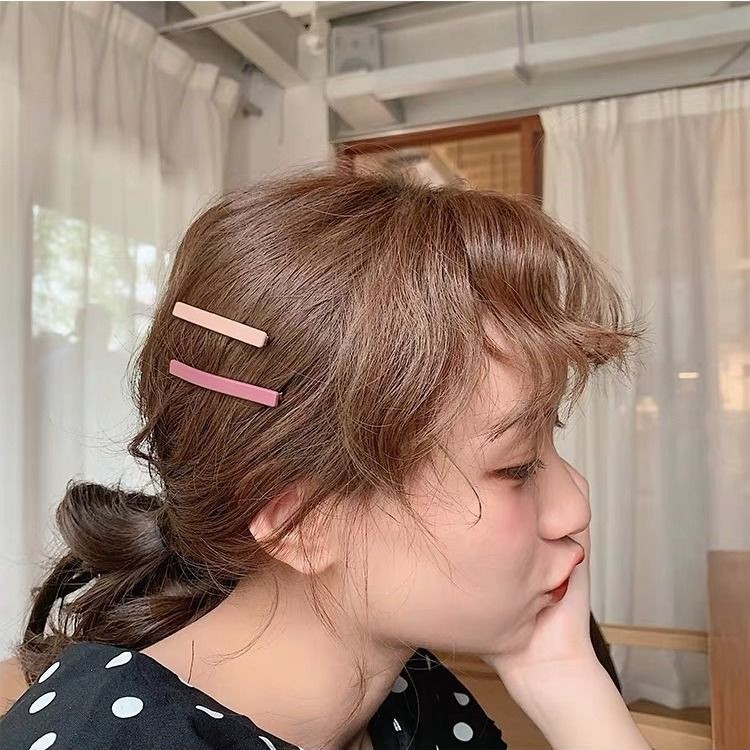 Kẹp Tóc Màu Sắc Macaron Đơn Giản Cho Nữ