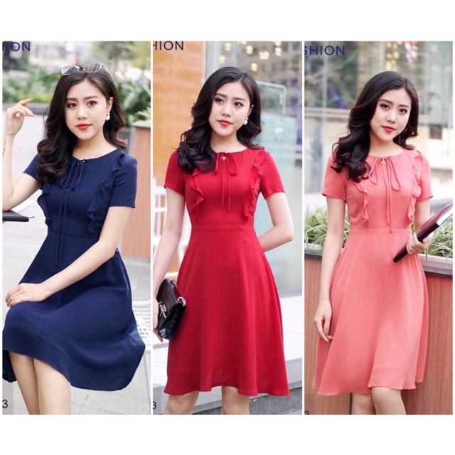 Đầm xoè thân bèo UK(UKDV1811003)