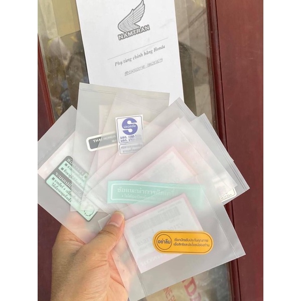 Full bộ tem thông số dream thái zin sịn