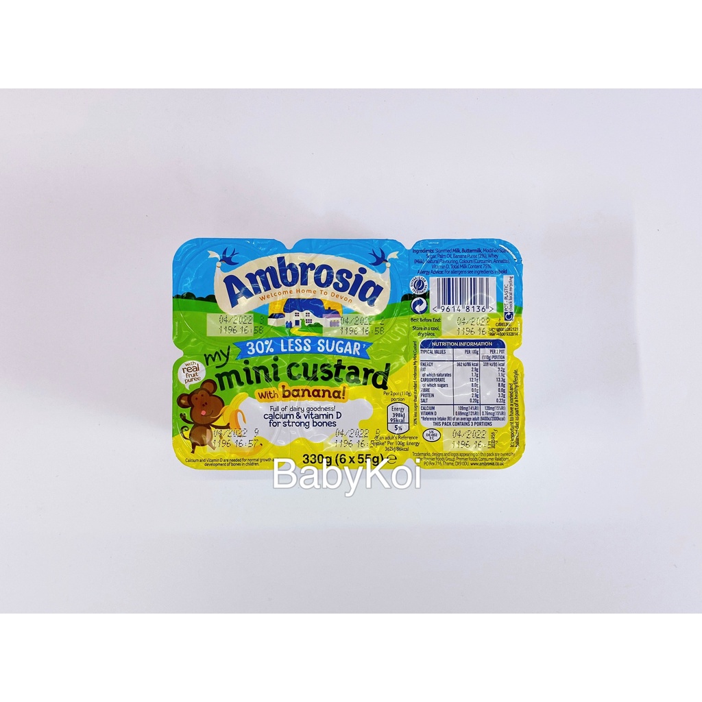 Váng sữa Ambrosia UK cho bé (date 09/2022)