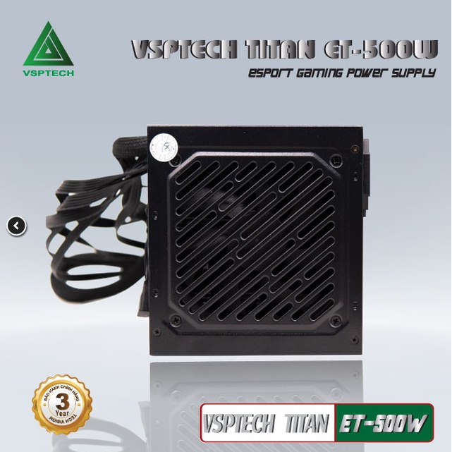 Nguồn máy tính VSPTECH Titan ET-500W NEW CHÍNH HÃNG