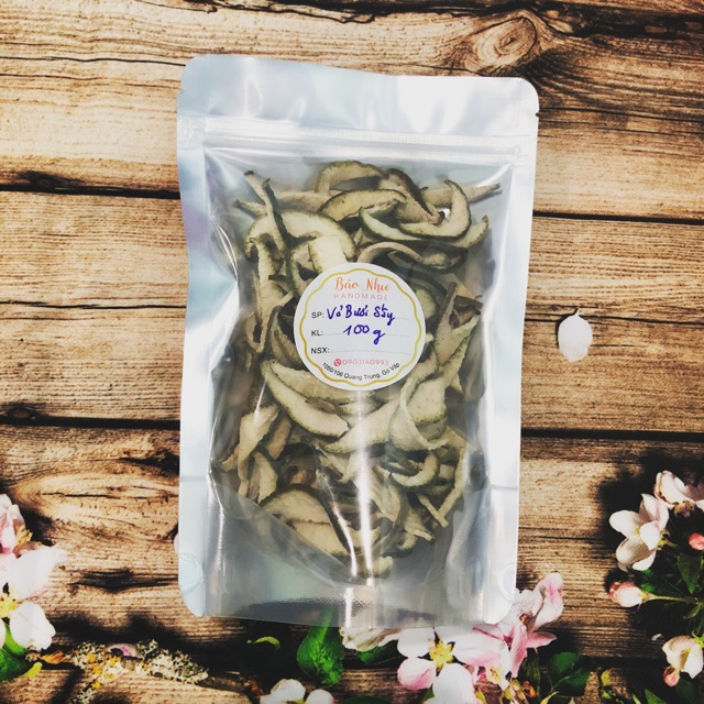 Vỏ bưởi non sấy nấu nước giảm cân, xông hơi, gội mượt tóc