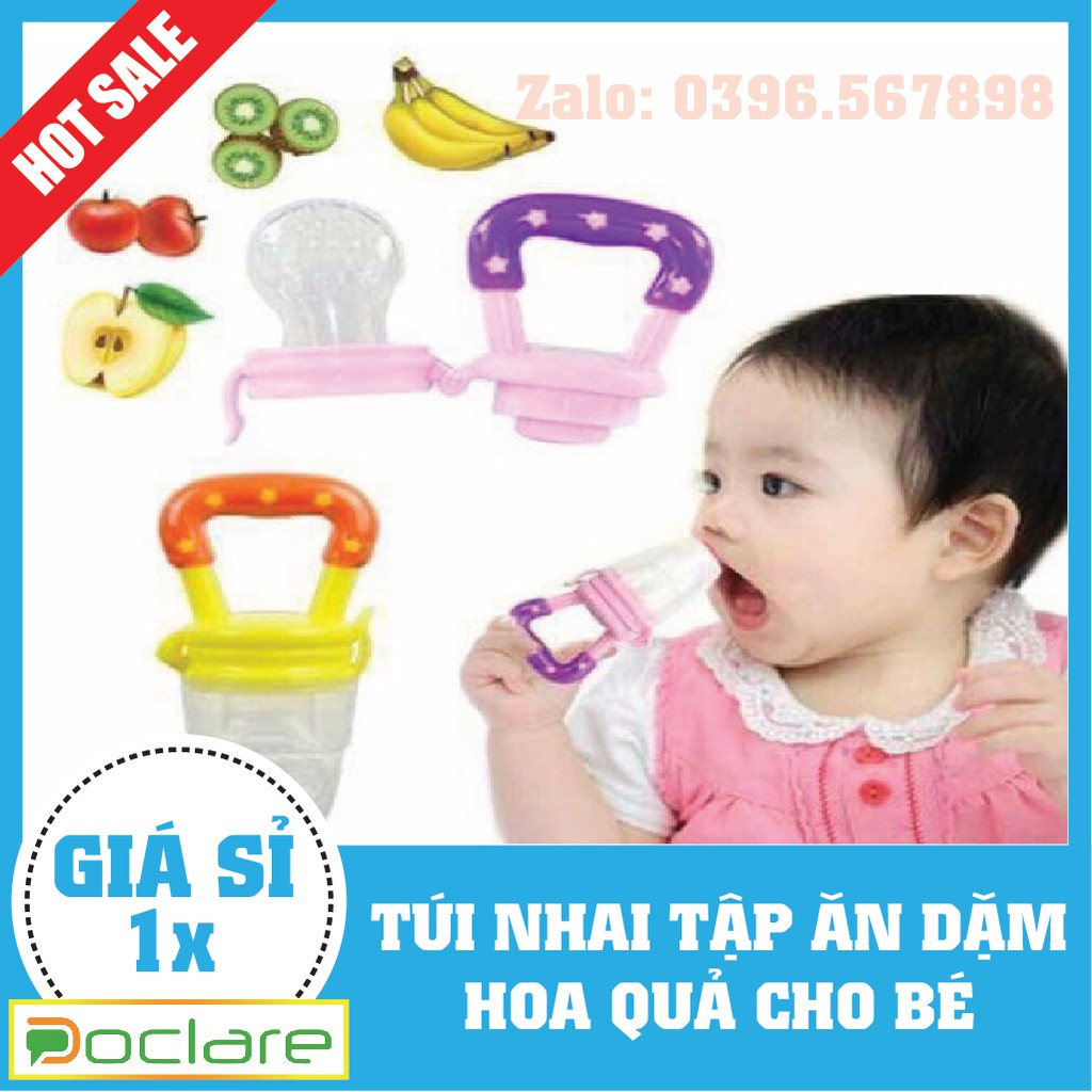 TÚI NHAI TẬP ĂN DẶM CHỐNG HÓC CHO BÉ