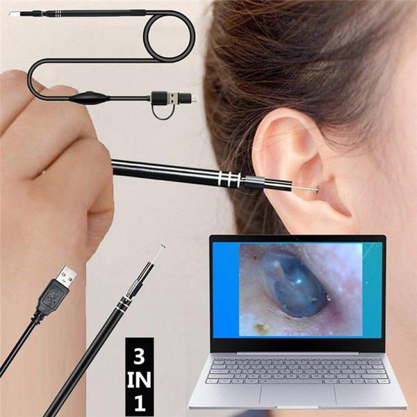 Camera Nội Soi Tai Đa Năng Kèm Phụ Kiện Lấy Ráy Mẫu Mới 2021 {SIÊU SALE}