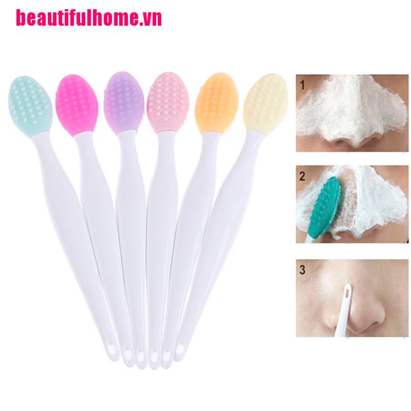 (Hàng Mới Về) Cọ silicone Làm Sạch Mụn Đầu Đen Và Lỗ Chân Lông