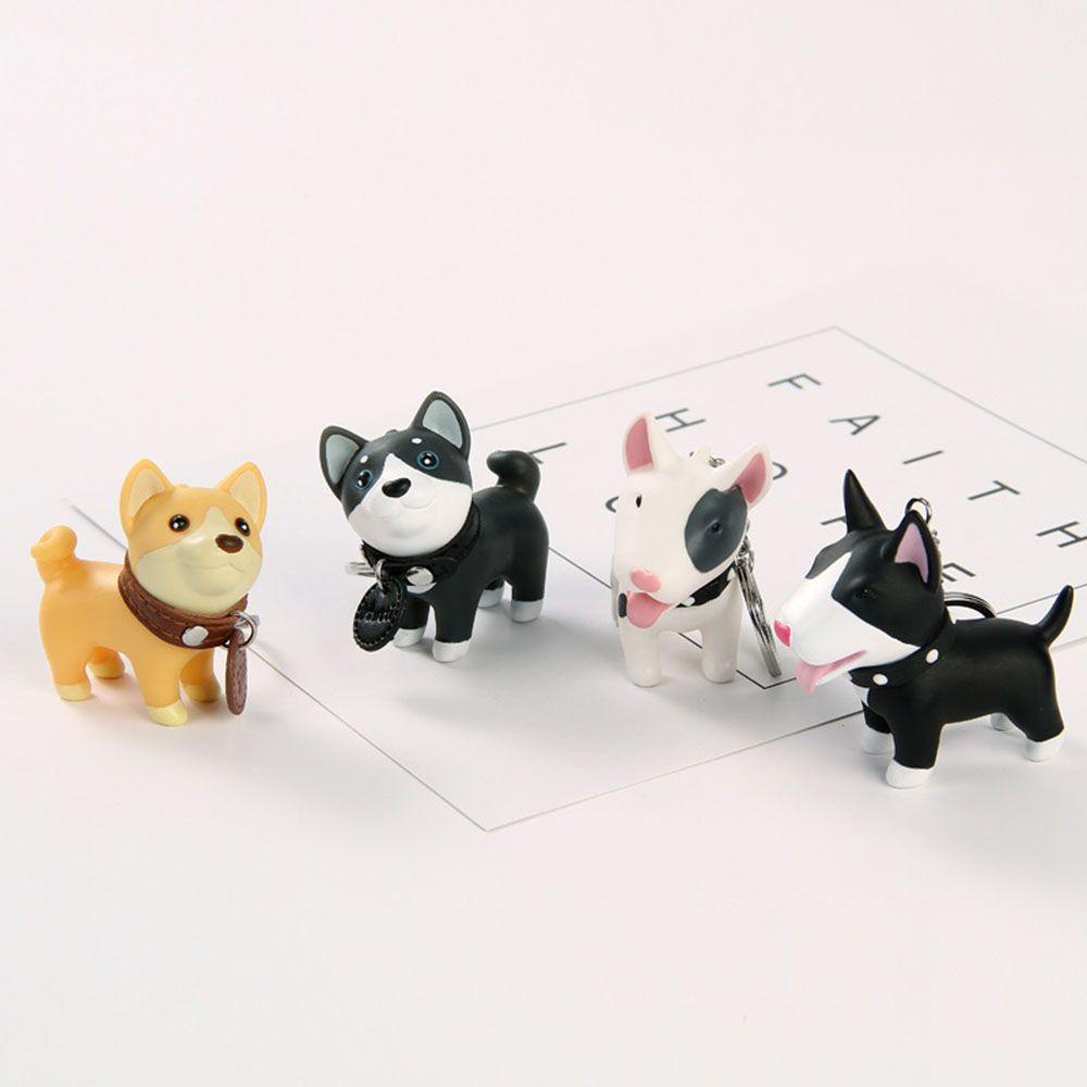 LILYES Móc Khóa Hình Chú Chó Bằng Vinyl Dễ Thương
