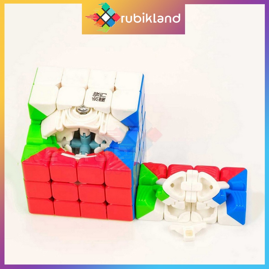 Rubik 4x4 Nam Châm YongJun YuSu V2 M Stickerless YJ V2M Rubic 4 Tầng Đồ Chơi Trí Tuệ Trẻ Em