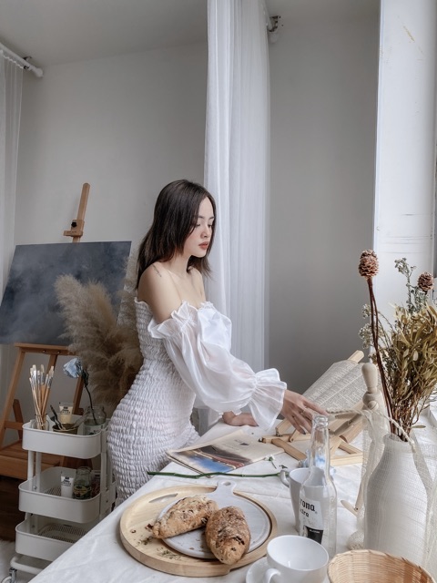 Đầm nhún nơ Baby | BigBuy360 - bigbuy360.vn