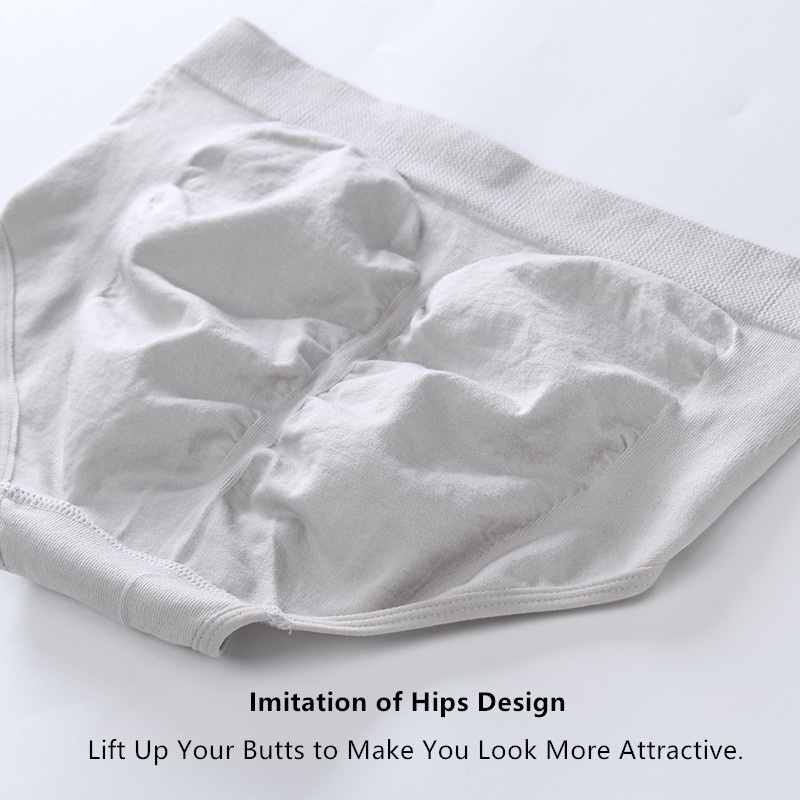 Phụ nữ cotton giữa eo liền mạch đồ lót liền mạch màu sắc quần lót nâng hông quần sịp
