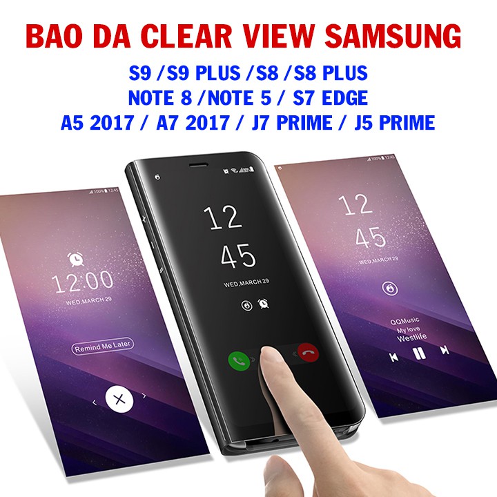 BAO DA SAMSUNG S7 EDGE CLEAR VIEW