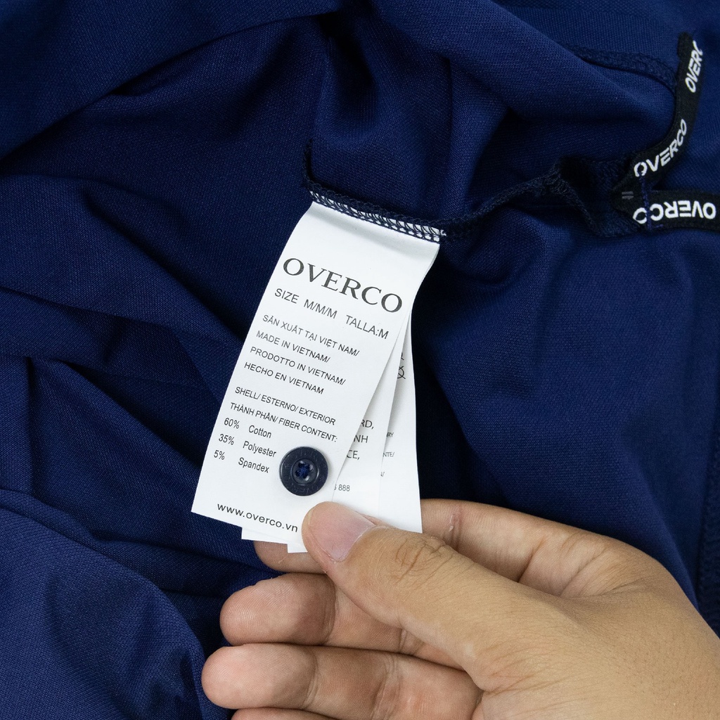 Áo Polo Nam VESSEL OVERCO Cao Cấp Chất Vải Cotton USA Mềm Mịn Thoáng Mát Co Giãn 4 Chiều