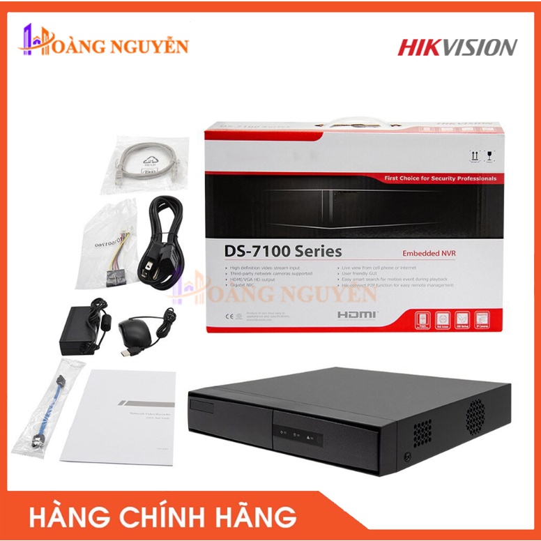 [NHÀ PHÂN PHỐI] Đầu ghi IP 8 kênh Hikvision DS-7108NI-Q1/M H.265+"