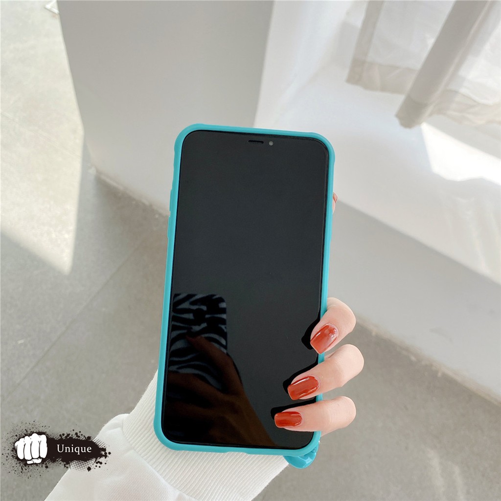 Ốp Điện Thoại In Chữ Tiếng Anh Kèm Dây Đeo Tay Hình Mặt Cười Xinh Xắn Cho Iphone 11 | BigBuy360 - bigbuy360.vn