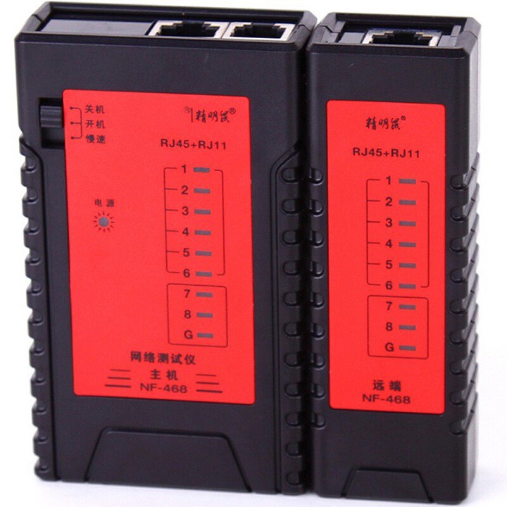 Máy test mạng RJ45, RJ11 NF-468