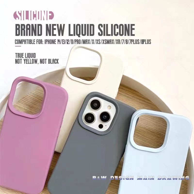 Ốp Điện Thoại Silicon Mềm Chống Sốc Nhiều Màu Tùy Chọn Cho IPhone 14 14ProMax 13 12 11 Pro MAX IX XS MAX XR 6 7 8 14