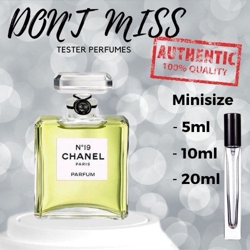 Nước hoa Chanel No19 Poudre Eau De Parfum (5ml/10ml/20ml)  [𝙳𝚘𝚗𝚝.𝚖𝚒𝚜𝚜]