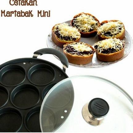 Khuôn Làm Bánh Takoyaki Martabak 7 Lỗ 8 Ngăn Kk243D