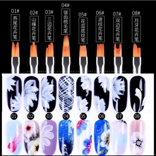 Cọ Vẽ Hoa Cúc 8 cây