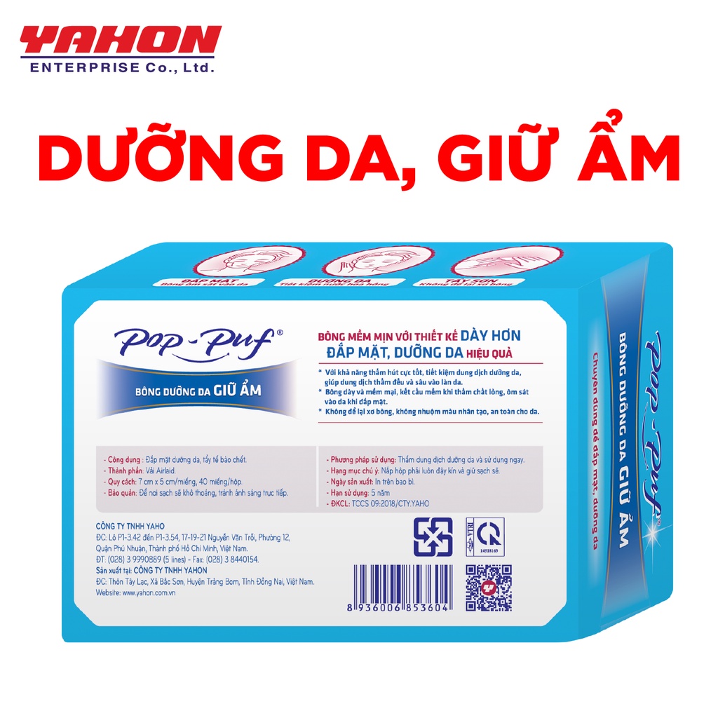 BÔNG TẨY TRANG ÉP CẠNH BIÊN PUFFME 80 MIẾNG