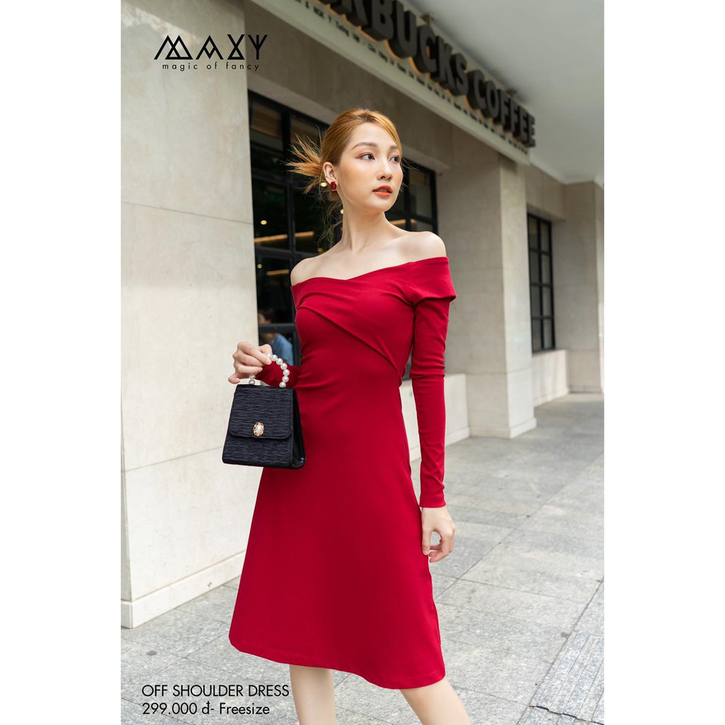 [Mã FAGREEN1505 giảm tới 30K đơn 99K] ĐẦM - OFFSHOLDER DRESS - Đầm trễ vai | BigBuy360 - bigbuy360.vn