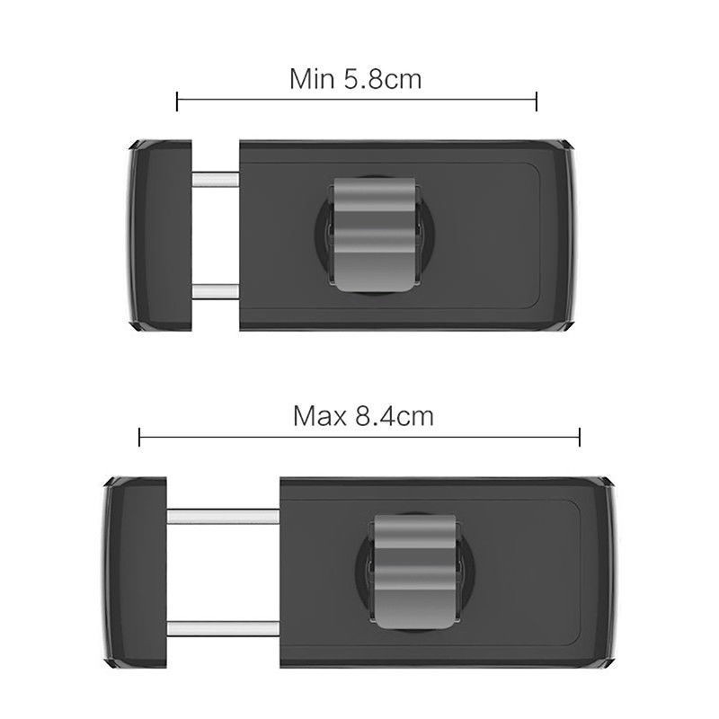 Giá đỡ điện thoại đa năng gắn trên khung máy lạnh của ô tô xoay 360 độ | WebRaoVat - webraovat.net.vn