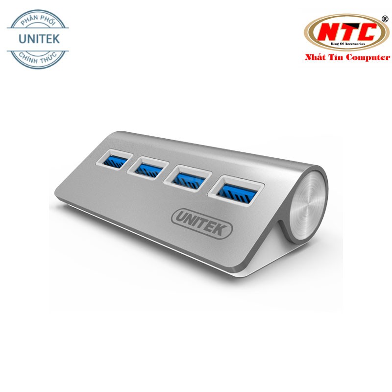 HUB chia USB 3.0 Unitek Y-3186 ra 4 cổng USB-hỗ trợ tốc độ lên đến 5Gbps