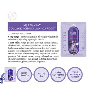 Jigott Mặt nạ giấy Ampoule Mask