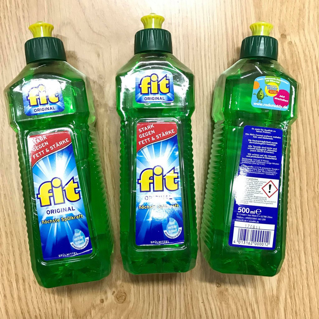 Nước rửa bát Fit Original 500ml - Hàng Đức chính hãng