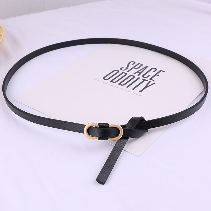 Thắt lưng da khóa vô cực