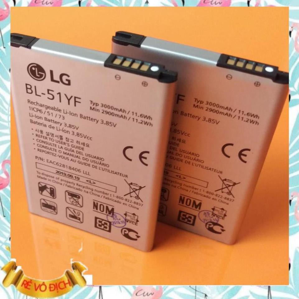 [Freeship từ 50k] Pin zin theo máy LG G4 (BL-51YF) 3000 mAh - Cam kết theo máy LG G4 -Hàng nhập khẩu