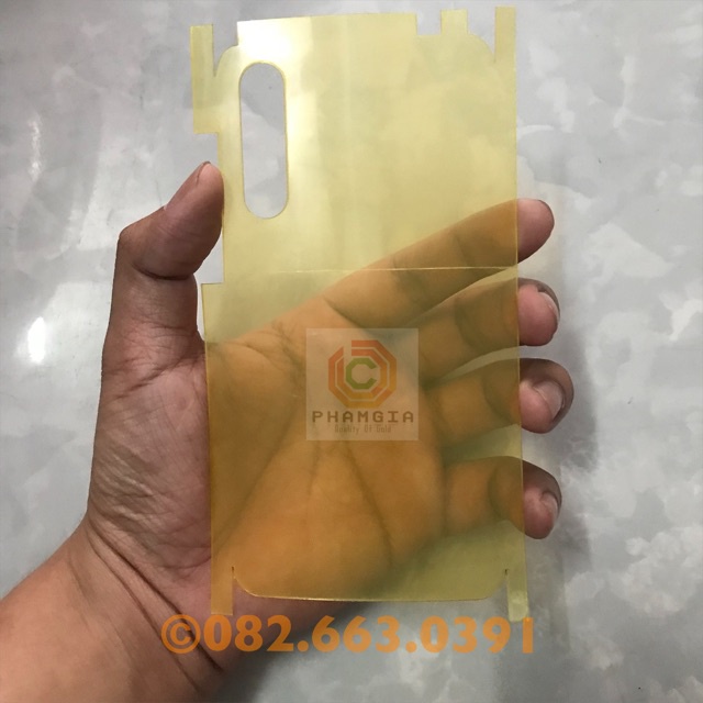 Dán mặt sau full lưng viền PPF Vsmart live, active 1+, active 1, joy 1+
