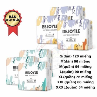 Bỉm BEJOYLE quần/dán S120/M96/L90/XL72/XXL66/XXXL54 nội địa Trung