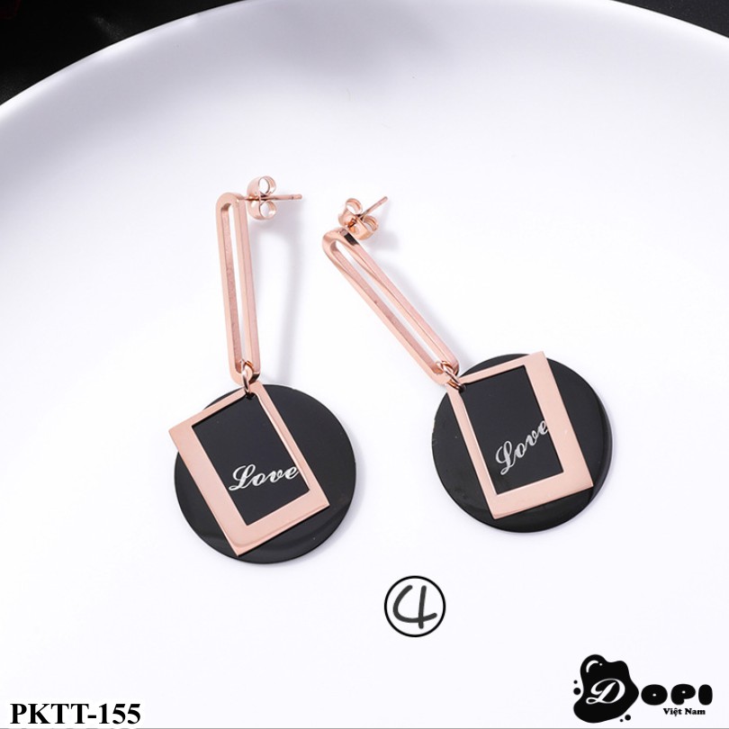 Bông tai hình học cá tính