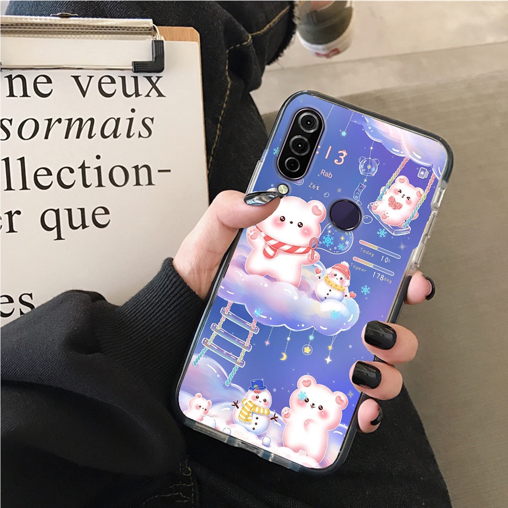ỐP LƯNG VSMART JOY 1 - JOY 1 PLUS - JOY 2 PLUS - JOY 3, IN HÌNH GẤU NÂU CHOCOLATE ĐÁNG YÊU.