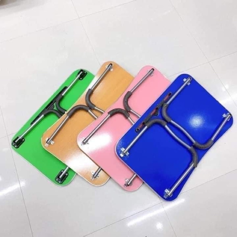 Bàn học mini, bàn gấp gọn có  khe để ipad
